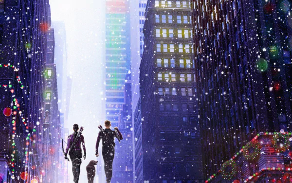 Clint Barton Kate Bishop TV Show Hawkeye HD Desktop Wallpaper | Background Image