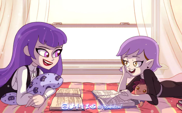 DC Super Hero Girls The Owl House Amity Blight Zatanna TV Show crossover HD Desktop Wallpaper | Background Image