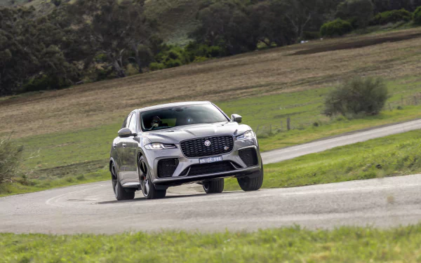 SUV vehicle Jaguar F-Pace SVR HD Desktop Wallpaper | Background Image