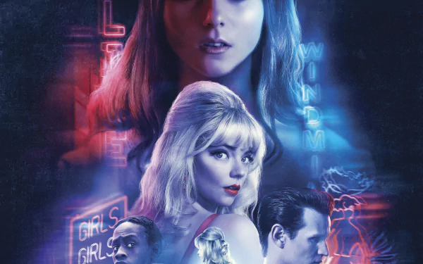 Matt Smith Thomasin McKenzie Anya Taylor-Joy movie Last Night in Soho HD Desktop Wallpaper | Background Image