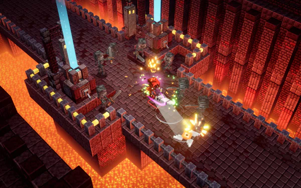 video game Minecraft: Dungeons HD Desktop Wallpaper | Background Image