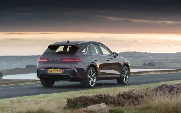 SUV Genesis GV70 2.2D AWD vehicle Genesis GV70 HD Desktop Wallpaper | Background Image