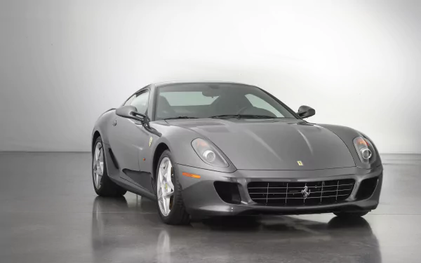 silver car supercar vehicle Ferrari 599 GTB Fiorano HD Desktop Wallpaper | Background Image