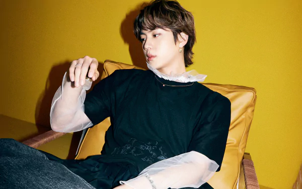 K-pop singer Jin (Singer) music BTS HD Desktop Wallpaper | Background Image