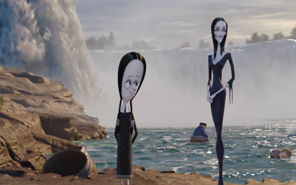 Wednesday Addams Morticia Addams movie The Addams Family 2 HD Desktop Wallpaper | Background Image