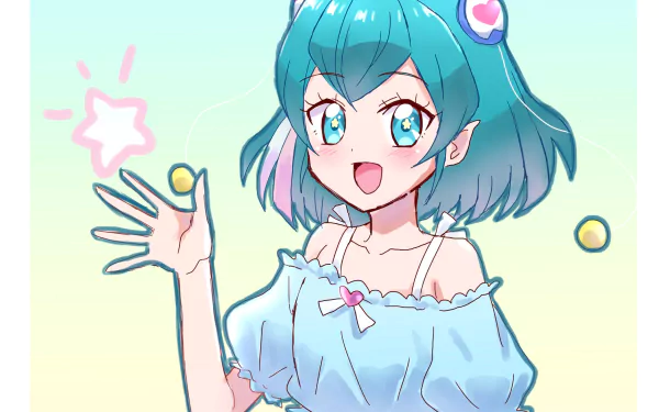 Lala Hagoromo Anime Star☆Twinkle Precure HD Desktop Wallpaper | Background Image