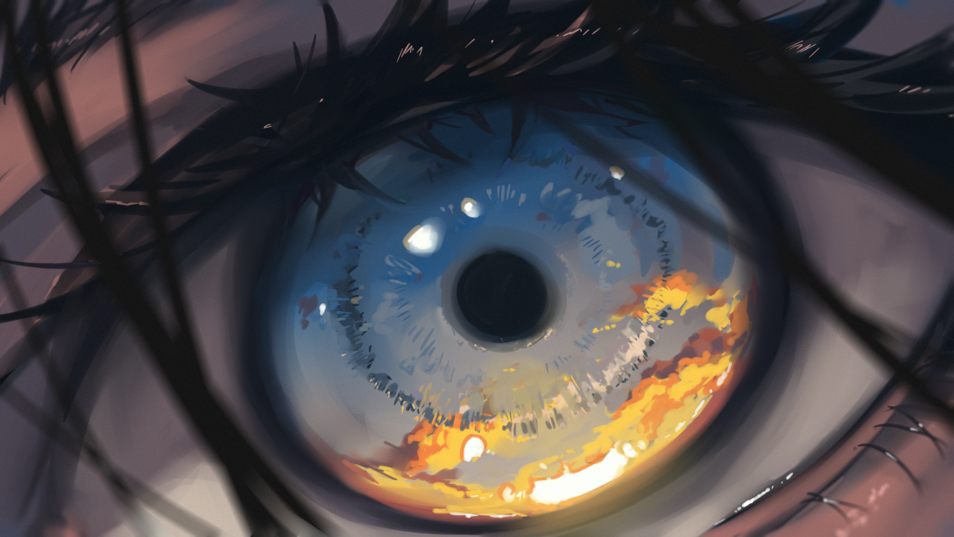 Anime eyes close up stock vector. Illustration of cartoon - 249250165
