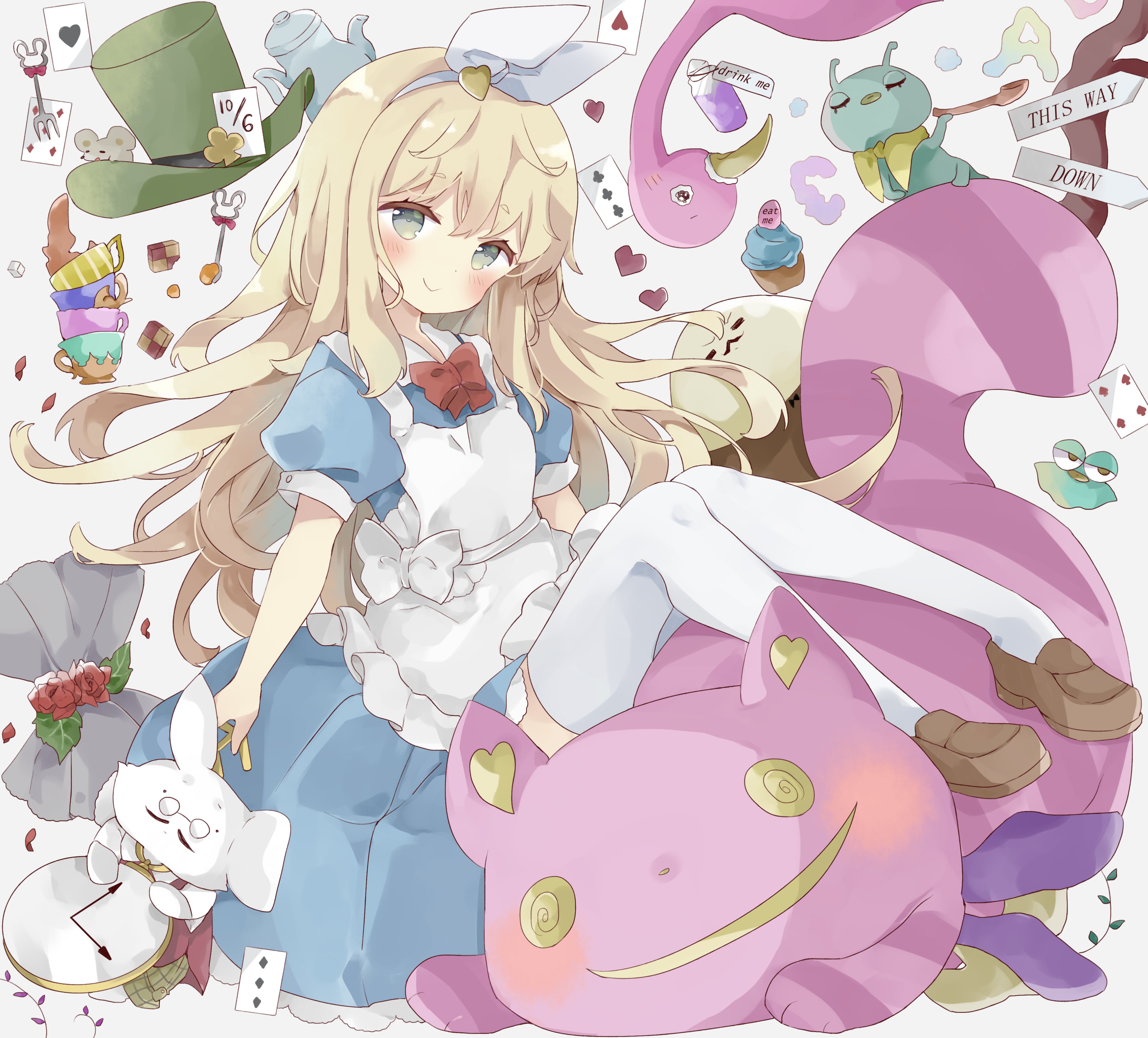 alice in wonderland anime mad hatter as a girl