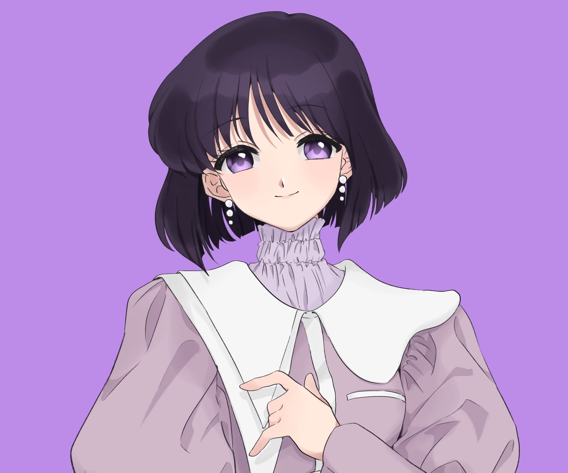 Download Sailor Saturn Hotaru Tomoe Anime Sailor Moon Eternal 4k Ultra HD Wallpaper