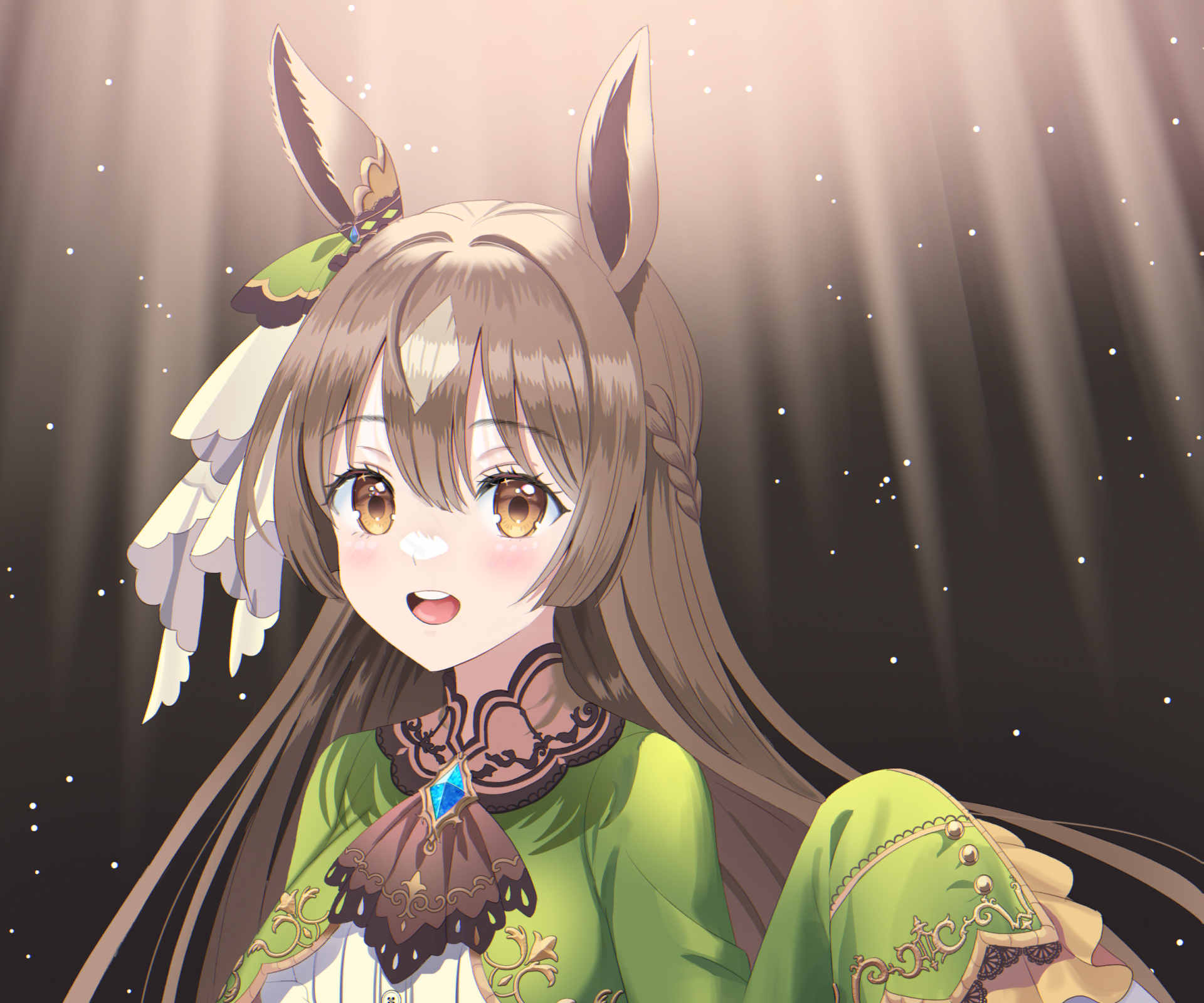Download Animal Ears Satono Diamond Anime Uma Musume: Pretty Derby HD Wallpaper