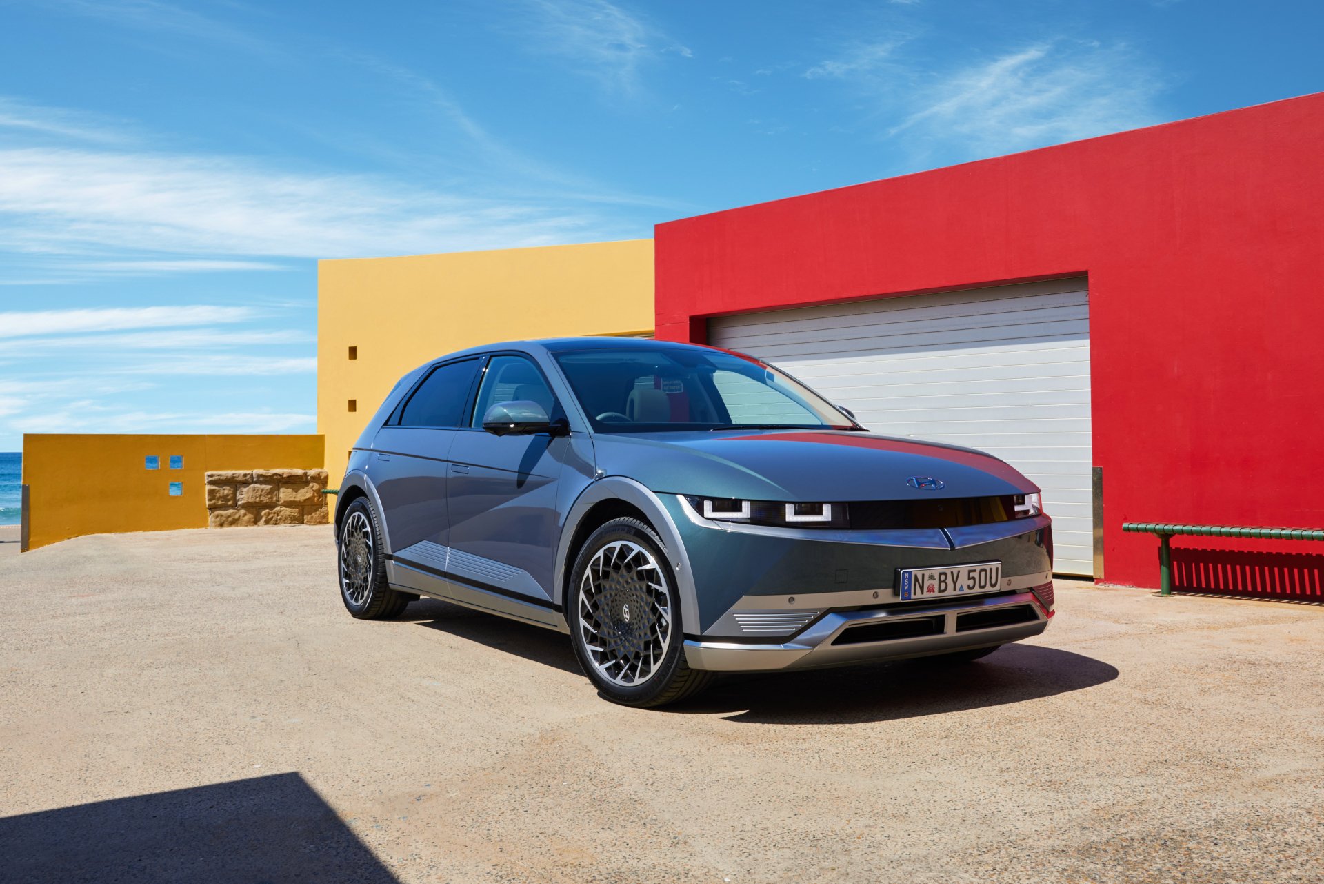 Download SUV Vehicle Hyundai IONIQ 5 4k Ultra HD Wallpaper