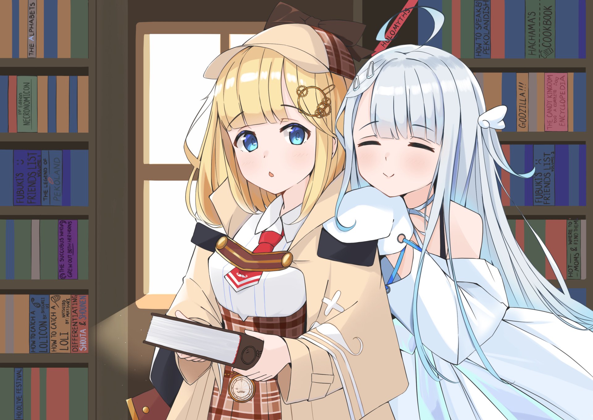 Download Hololive Watson Amelia Amatsuka Uto Anime Virtual Youtuber HD Wallpaper