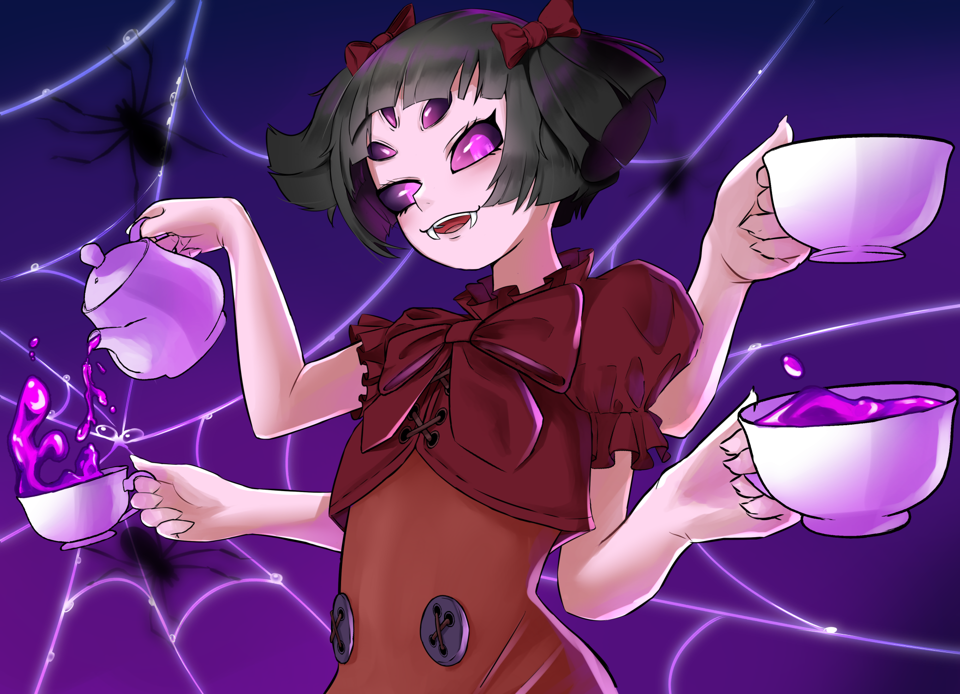 Download Muffet (Undertale) Video Game Undertale 4k Ultra HD Wallpaper