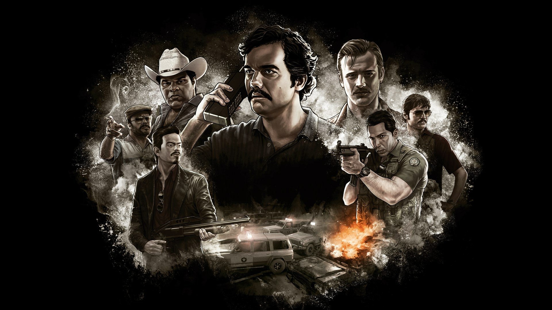 Wallpaper Narcos TV Series Wagner Moura Pablo Escobar Raúl Méndez  Movies 7284
