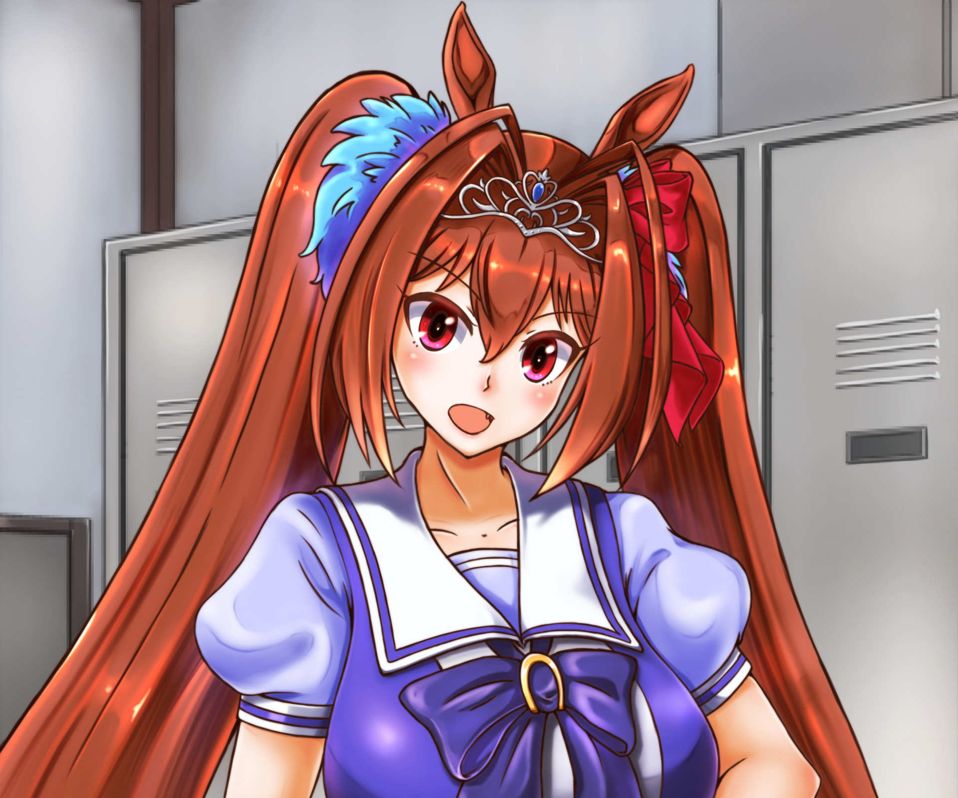 Download Daiwa Scarlet Anime Uma Musume: Pretty Derby HD Wallpaper