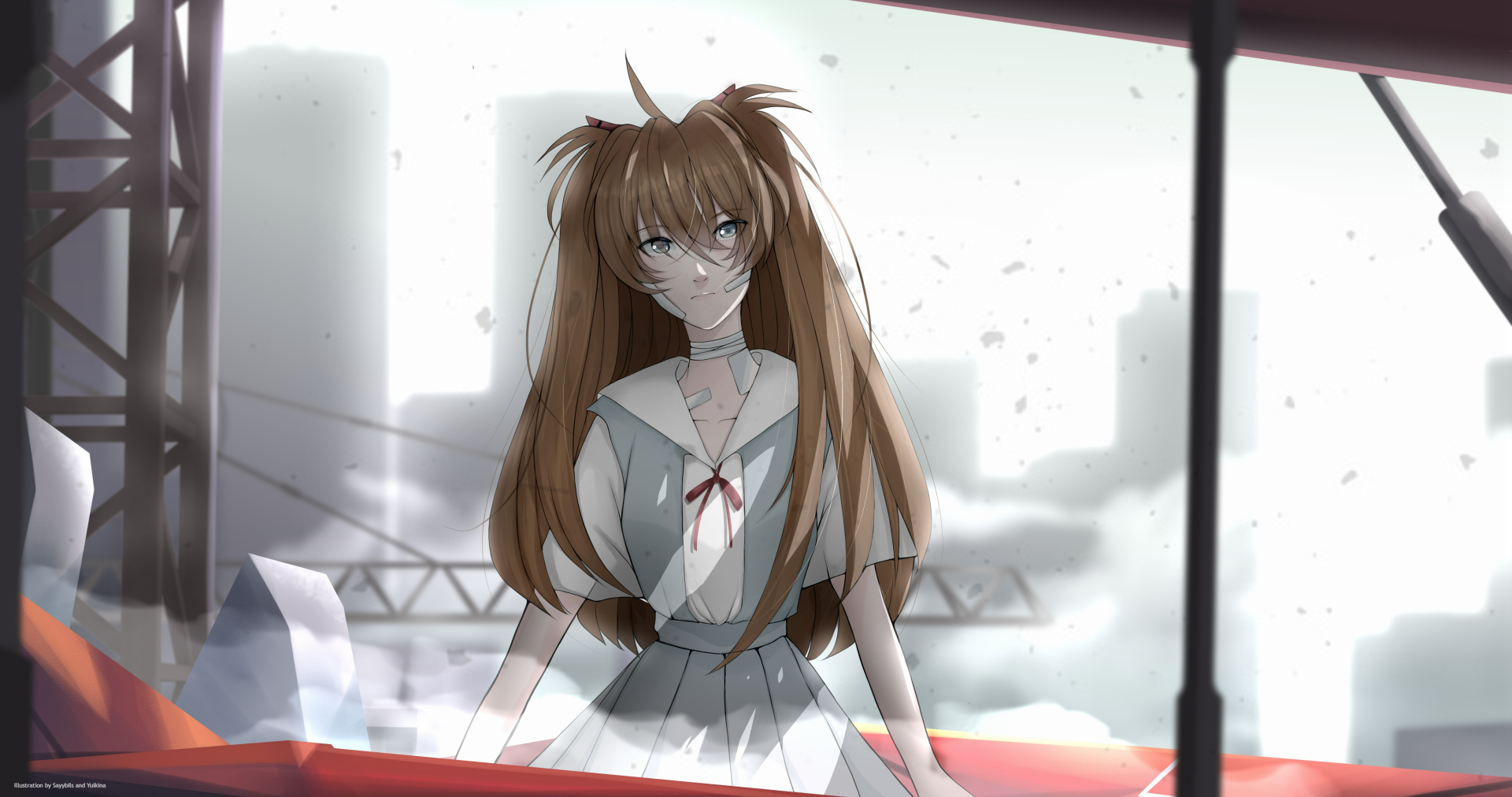 Asuka Langley Wallpaper with yuikina by Sayybils