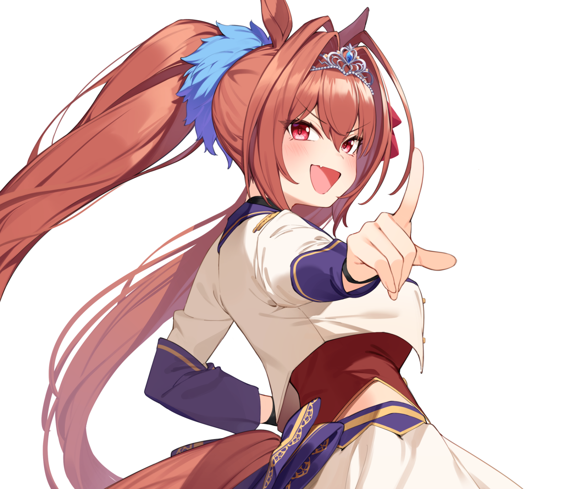 Download Long Hair Daiwa Scarlet Anime Uma Musume: Pretty Derby HD Wallpaper