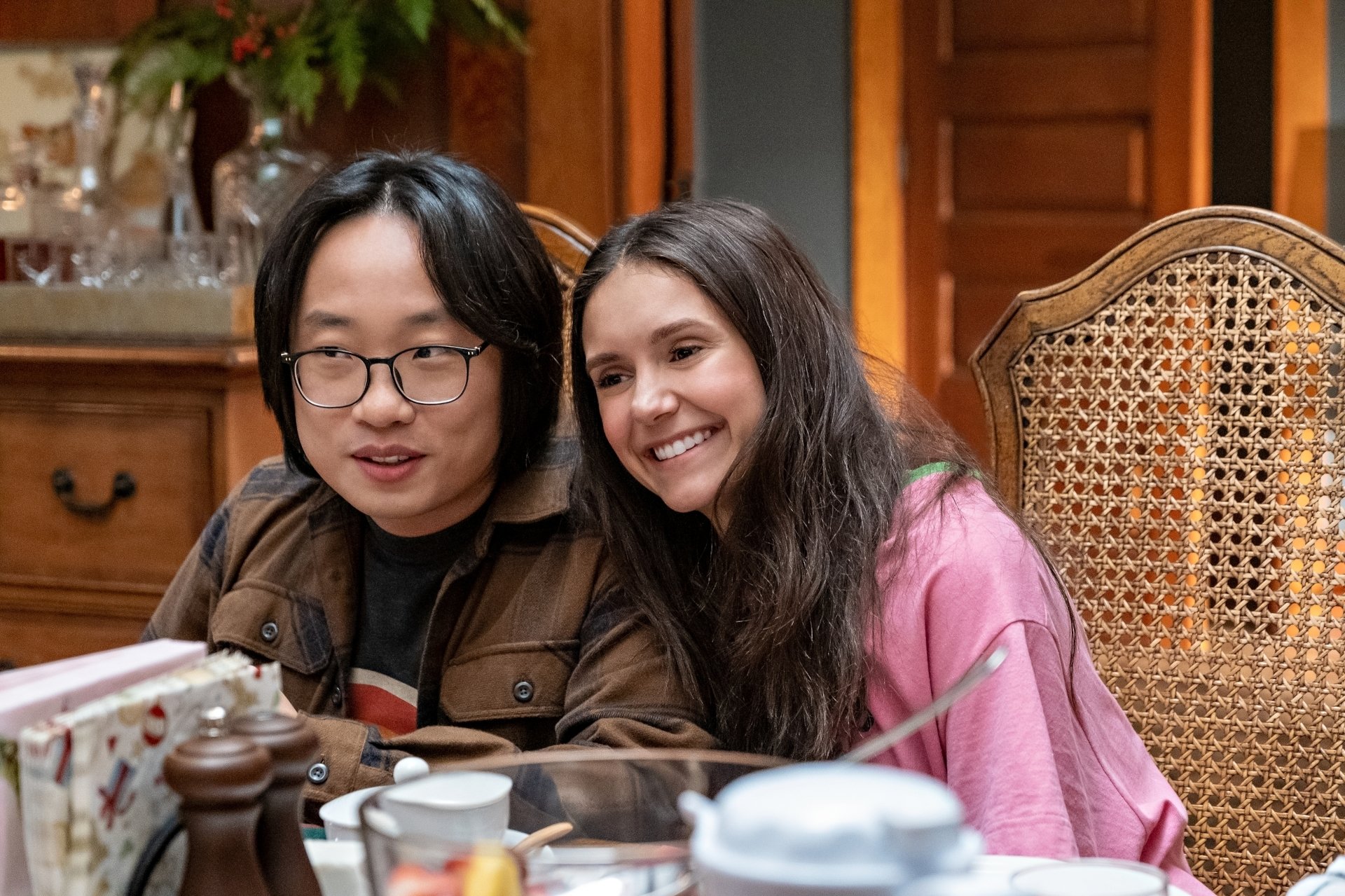 Download Nina Dobrev Jimmy O. Yang Movie Love Hard HD Wallpaper