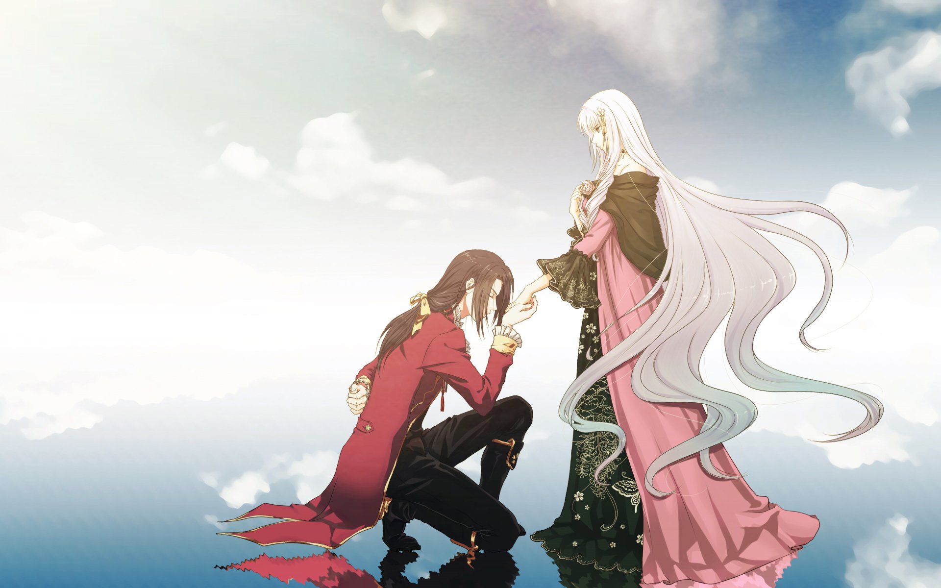 Download Violette (Reine Des Fleurs) Hubert (Reine Des Fleurs) Anime Reine Des Fleurs HD Wallpaper