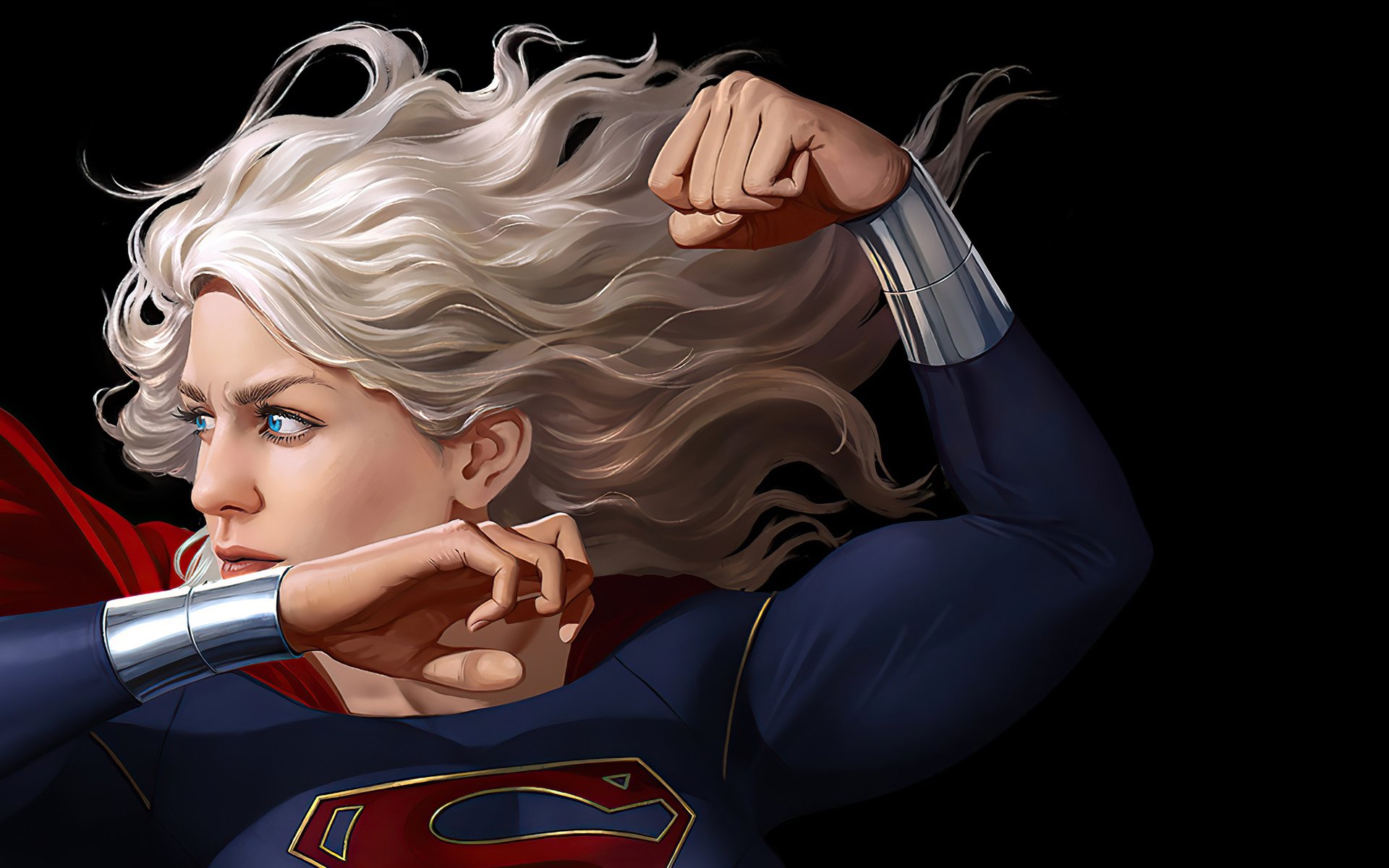 Download Melissa Benoist DC Comics Superhero TV Show Supergirl HD Wallpaper by Papurr Cat