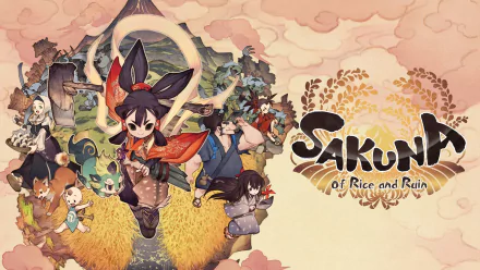 video game Sakuna: Of Rice And Ruin HD Desktop Wallpaper | Background Image