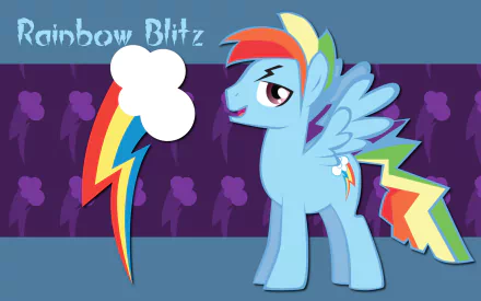 Rainbow Blitz TV Show My Little Pony: Friendship Is Magic HD Desktop Wallpaper | Background Image