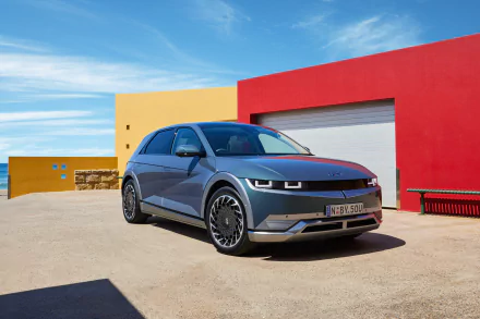 SUV vehicle Hyundai IONIQ 5 HD Desktop Wallpaper | Background Image