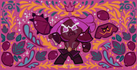 Purple Yam Cookie (Cookie Run) video game Cookie Run: OvenBreak HD Desktop Wallpaper | Background Image