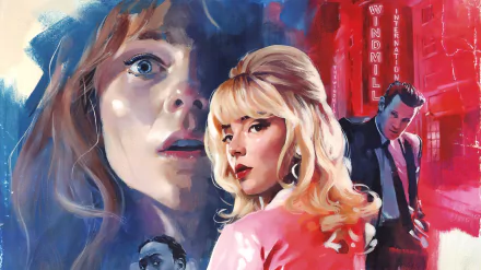 Thomasin McKenzie Matt Smith Anya Taylor-Joy movie Last Night in Soho HD Desktop Wallpaper | Background Image