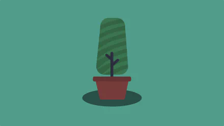  Minimalistic Pot Plant (Landscape)