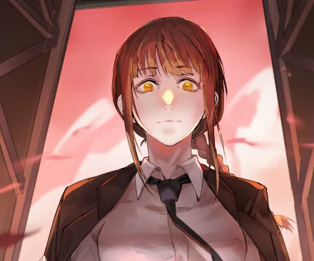 Makima (Chainsaw Man) Anime Chainsaw Man HD Desktop Wallpaper | Background Image