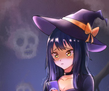 Miko Yotsuya Anime Mieruko-chan HD Desktop Wallpaper | Background Image