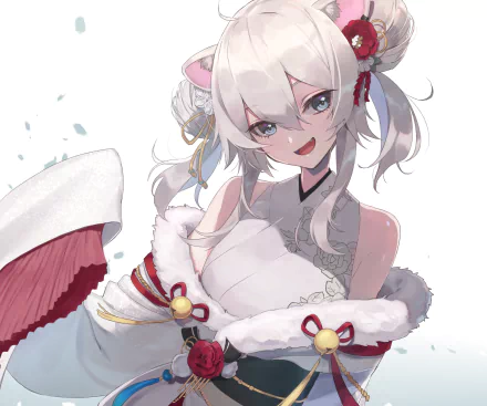 hololive Shishiro Botan Anime Virtual Youtuber HD Desktop Wallpaper | Background Image