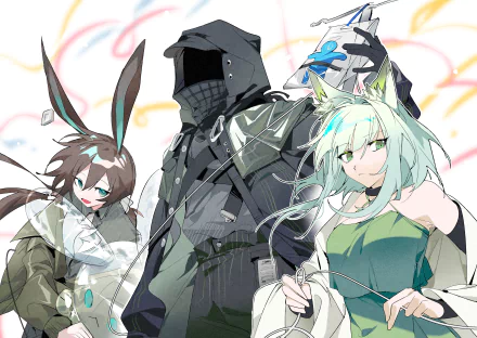 Amiya (Arknights) Kal'tsit (Arknights) Doctor (Arknights) video game Arknights HD Desktop Wallpaper | Background Image