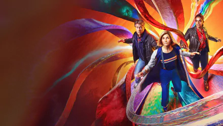 Mandip Gill Bradley Walsh Jodie Whittaker Thirteenth Doctor TV Show Doctor Who (2005) HD Desktop Wallpaper | Background Image