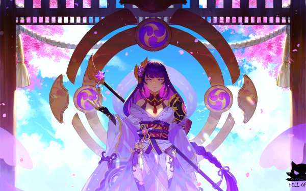 Video Game Genshin Impact Baal Raiden Shogun HD Wallpaper | Background Image