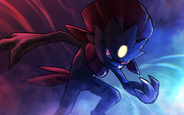 Weavile (Pokémon) Anime Pokemon HD Desktop Wallpaper | Background Image