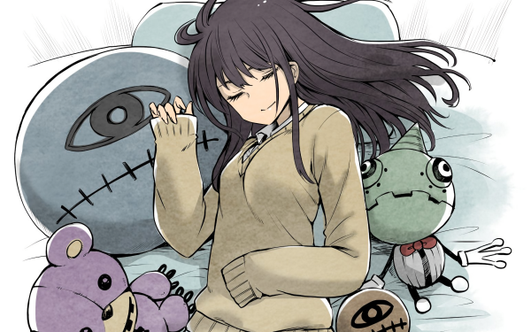 Anime Mieruko-chan Miko Yotsuya HD Wallpaper | Background Image