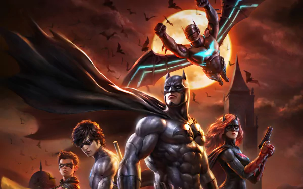 DC Comics Kate Kane Dick Grayson Damian Wayne Batwoman Robin (DC Comics) Nightwing Batman movie Batman: Bad Blood HD Desktop Wallpaper | Background Image