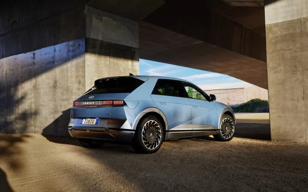SUV vehicle Hyundai IONIQ 5 HD Desktop Wallpaper | Background Image