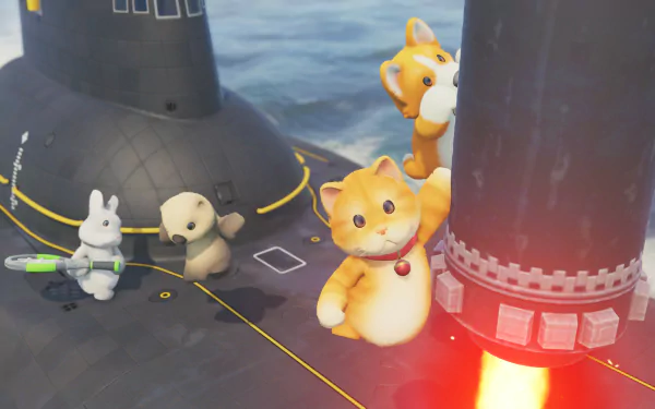 video game Party Animals HD Desktop Wallpaper | Background Image