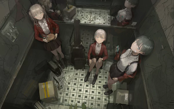 elevator Anime girl anime girl HD Desktop Wallpaper | Background Image