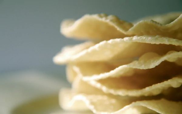  Fried poppadoms by Edie**