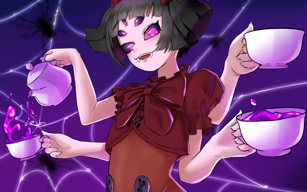 Muffet (Undertale) video game Undertale HD Desktop Wallpaper | Background Image