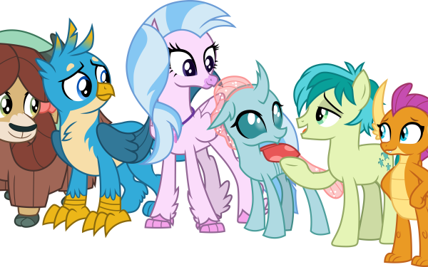 TV Show My Little Pony: Friendship is Magic My Little Pony Silverstream Ocellus Sandbar Gallus Smolder Yona HD Wallpaper | Background Image