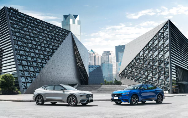 SUV vehicle Ford Evos ST-Line HD Desktop Wallpaper | Background Image