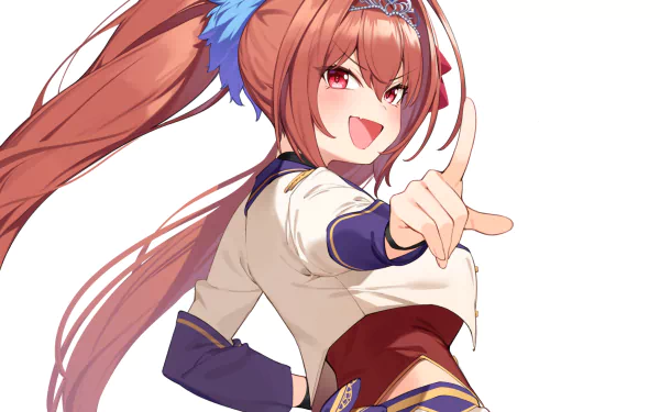 long hair Daiwa Scarlet Anime Uma Musume: Pretty Derby HD Desktop Wallpaper | Background Image