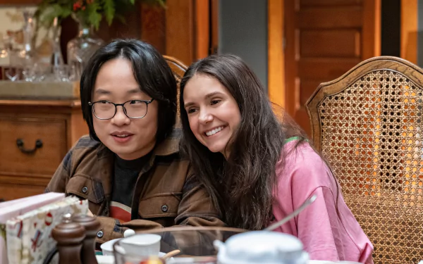Nina Dobrev Jimmy O. Yang movie Love Hard HD Desktop Wallpaper | Background Image