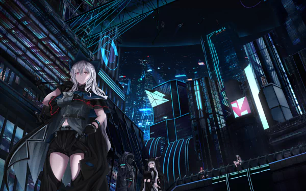 Skadi (Arknights) Shining (Arknights) Schwarz (Arknights) Doctor (Arknights) video game Arknights HD Desktop Wallpaper | Background Image