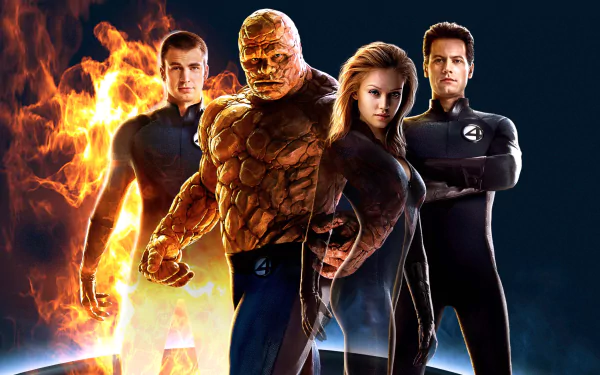 Thing (Marvel Comics) Susan Storm Reed Richards Mister Fantastic Johnny Storm Jessica Alba Ioan Gruffudd Invisible Woman Human Torch (Marvel Comics) Chris Evans movie Fantastic Four HD Desktop Wallpaper | Background Image